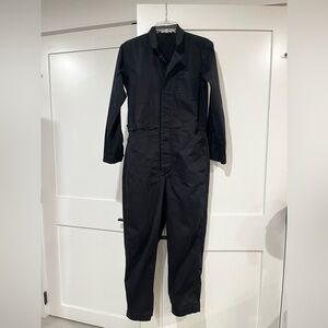 Alex Mill Black Standard Jumpsuit in Cotton Twill